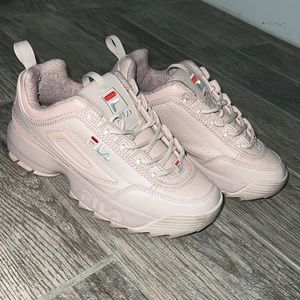 Fila | Shoes | Fina Disruptor 2 Baby Pink Size 8 2 | Poshmark